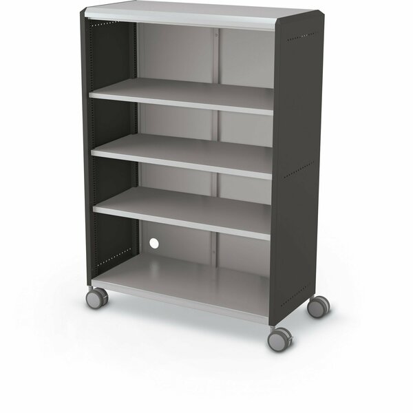 Mooreco Compass Cabinet Grande With Shelves Black 60.6in H x 42in W x 19.2in D D3A1A1D1X0